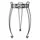 Deer Park 27" Combo Top Plant Stand Black