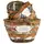 Gardener Select 3pc Birch Bark Round Flower Woven Basket Planter 9/CS