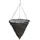 Gardener Select 14" Cone Hanging Basket Striped Resin Wicker 20/CS