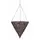 Gardener Select 14" Cone Hanging Basket Dark Brown Wicker 20/CS