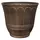 Grower Select 20.00 Scalloped Flare Planter Warm Copper 11.1gal Soil Vol 11/CS - 20in OD x 16in T