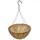 Grower Select 16" Hanging Basket Hunter Green 20" 4 Strand Wire Hanger Flat Bottom Coco Liner ; 16in X 8in 3.43 GAL / 13 liters Liquid Volume Capacity