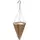 Grower Select 12.00 x 17.00 Cone Hanging Basket Black w/ Coco Liner