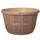 GROWER SELECT 10IN BUSHEL POT TAN W/BROWN WASH 24/CS