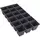 DLN DPS1801 STD PEREN SQ SHT-O-POTS BLACK 100/CS 36CS/PL