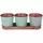 Robert Allen 4" Concord Garden Planter Set Copper