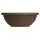 HC 12" Garden Bowl Planter Chocolate w/ Removable Drain Plugs Akro Mils