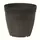 Artstone 6" Round Dolce Planter Black