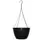 BLD 16.00 SL HANGING BASKET 16.00 X 9.75 18.9 L 5 GALLON WITH BLACK FLEX 26"HANGER BLACK 15/CS 20CS/PL