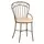 Deer Park Imperial Chair With Tan Cushion Black