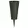 Memorial Vase 5" Green Large Flat Bottom