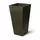 Algreen 13"x28" Square Planter Brown Marble