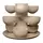 HC 8" Pixie Succulent Stacking Planter Artisan Taupe