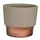 HC 3" Sprite Succulent Planter Artisan Taupe