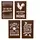 Panacea 11x17" Engraved Rust Garden Wall Decor