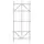 Panacea 48" White Wood Ladder Trellis