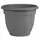 Bloem 10" Ariana With Grid Planter Charcoal