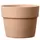 Deroma 5.9" Perfetto Pot No Hole Blush Clay Case Pack