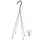 GS WIRE HANGER GREEN 4 STRAND FITS 16" AND 12" CONE COCO LINED HANGING BASKETS
