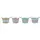 VCS 9" Galvanized Oval Planter With Pastel Stripes