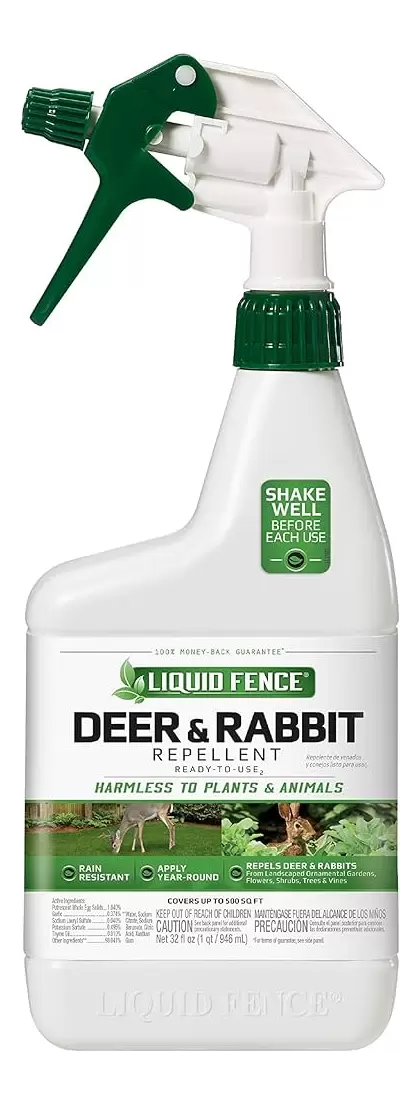Liquid Fence 32oz Deer & Rabbit Repellent RTU
