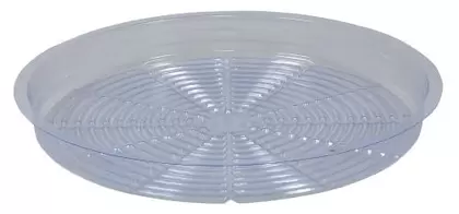 Gro Pro Premium Clear Plastic Saucer 16 in (25/Cs)