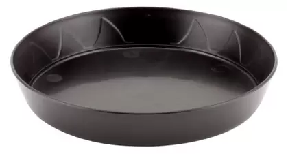 Gro Pro Heavy Duty Black Saucer - 6 in (100/Cs)