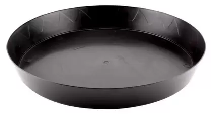 Gro Pro Heavy Duty Black Saucer - 14 in (35/Cs)