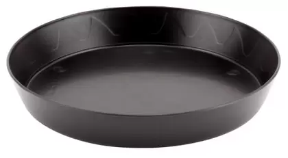 Gro Pro Heavy Duty Black Saucer - 8 in (100/Cs)