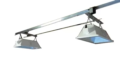 Light Rail Add A Lamp Kit - Extreme Duty Trolley Wheels Now as Standard - Light Mover Grow Light System
