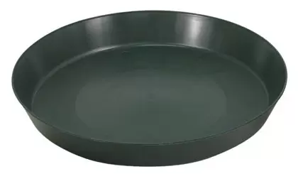Green Premium Plastic Saucer 14 in (40/Cs)