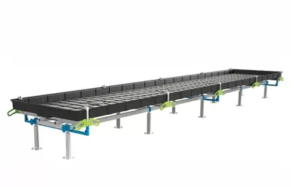 BOTANICARE SLIDE BENCH: 4FT WIDE x 100.5FT LONG x 12IN HIGH