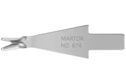 Trimming Blade No. 674 - Stainless Steel (10 Per Pack)