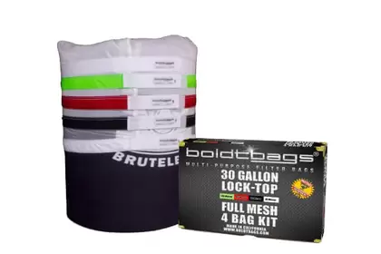 30 Gallon Full Mesh Stacker Lock Top 4 Bag Kit