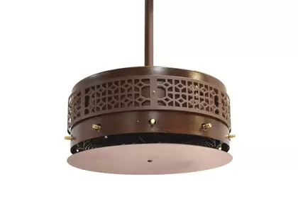 Revolution WindChill Ceiling Mounted Patio Cooling Fan Java\Block