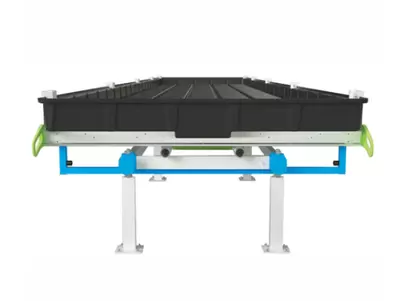BOTANICARE SLIDE BENCH: 4FT WIDE x 30.5FT LONG x 12IN HIGH