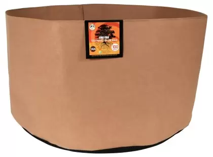 Gro Pro Essential Round Fabric Pot - Tan 100 Gallon (15/Cs)