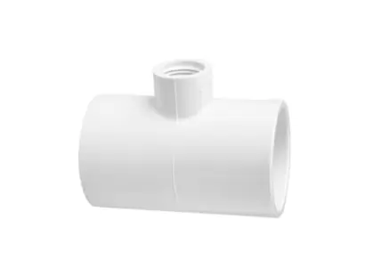 1-1/2" x 1-1/2" x 1/2" Tee PVC Sch. 40 Slip x Slip x FPT | 402-209