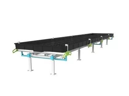 BOTANICARE SLIDE BENCH: 4FT WIDE x 100.5FT LONG x 30IN HIGH