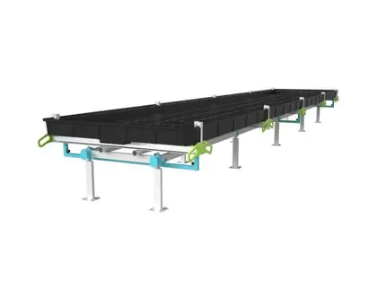 BOTANICARE SLIDE BENCH: 4FT WIDE x 10.5FT LONG x 30IN HIGH
