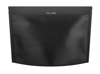 Large Matte Black GRIP ‘N PULL™ Child Resistant Exit Bag