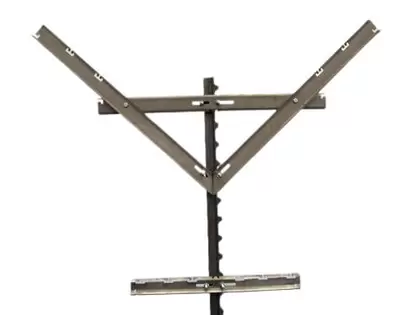 Crossarm - 30" V Style 1 Slot EA. Side-2 Extra Notch 4'' And8'' EA. Side