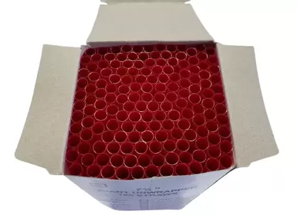 Marking Straw-Solid Red Jumbo - 250/Box