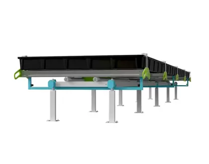 BOTANICARE SLIDE BENCH: 5FT WIDE x 52.5FT LONG x 20IN HIGH