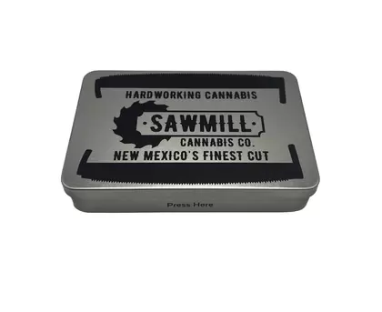 Custom LocTin Lo3 Rectangular/ Paper Pre Roll tray and PE Liner - Compliant Packaging