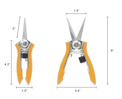 Micro - Trimmer Shear With Long Twin Blades