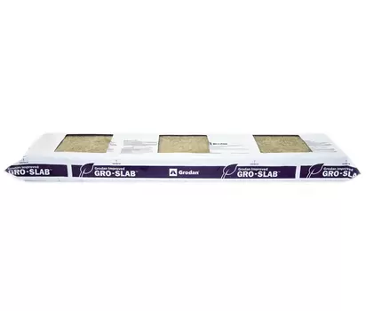 Grodan Improved Gro-Slab, 36 x 8 x 3 with three 6 x 6 pre-cut holes