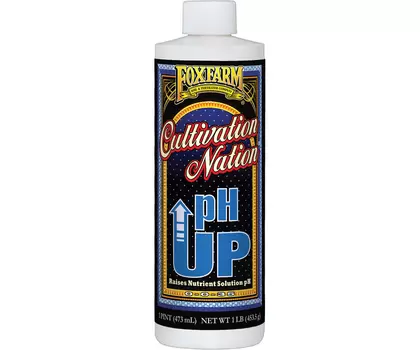 FoxFarm Cultivation Nation&reg; pH UP, 1 pt, case of 12