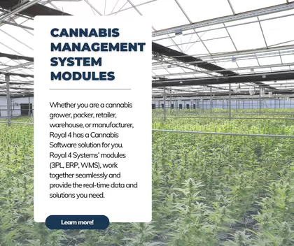 Cannabis Management System Modules - Royal 4 Systems