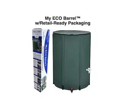 My ECO Barrel 32"x39" 132gal (500L) Rainwater Harvesting Barrel